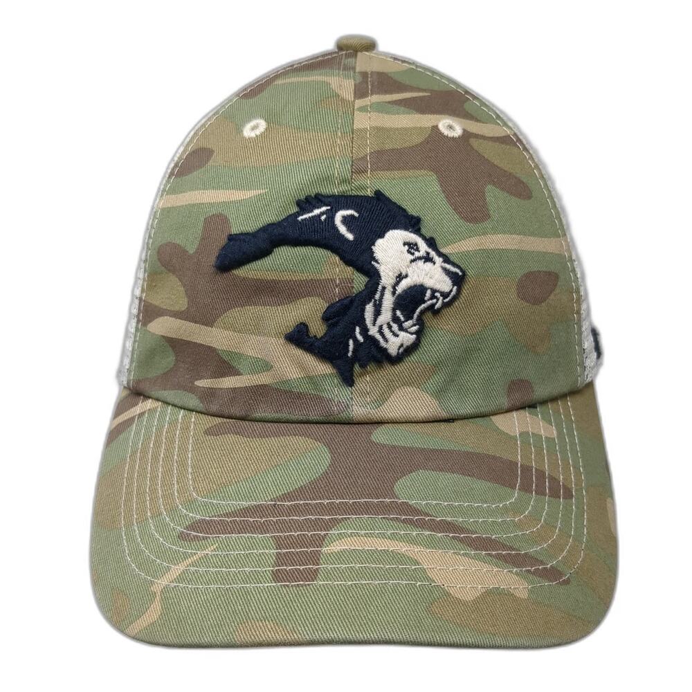 '47 Brand Baseball Cap Green Camo One Size Mesh Back OHT Panther Fitted Hat